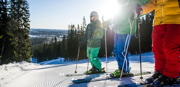Easter Skiing in Kläppen 2025